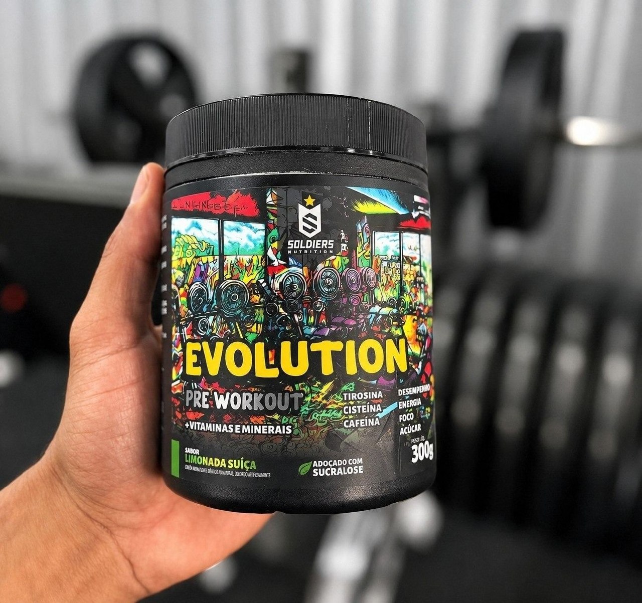 Pré-Treino Evolution Soldiers Nutrition 300g Limonada Suiça