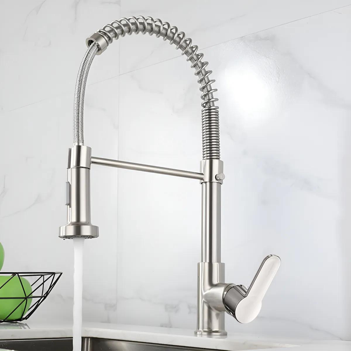 Torneira Cozinha Gourmet Bancada Flexível Monocomando