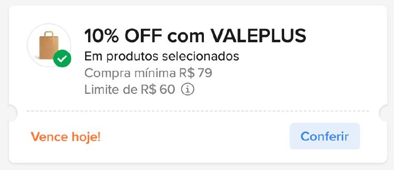 Cupom Mercado Livre VALEPLUS
