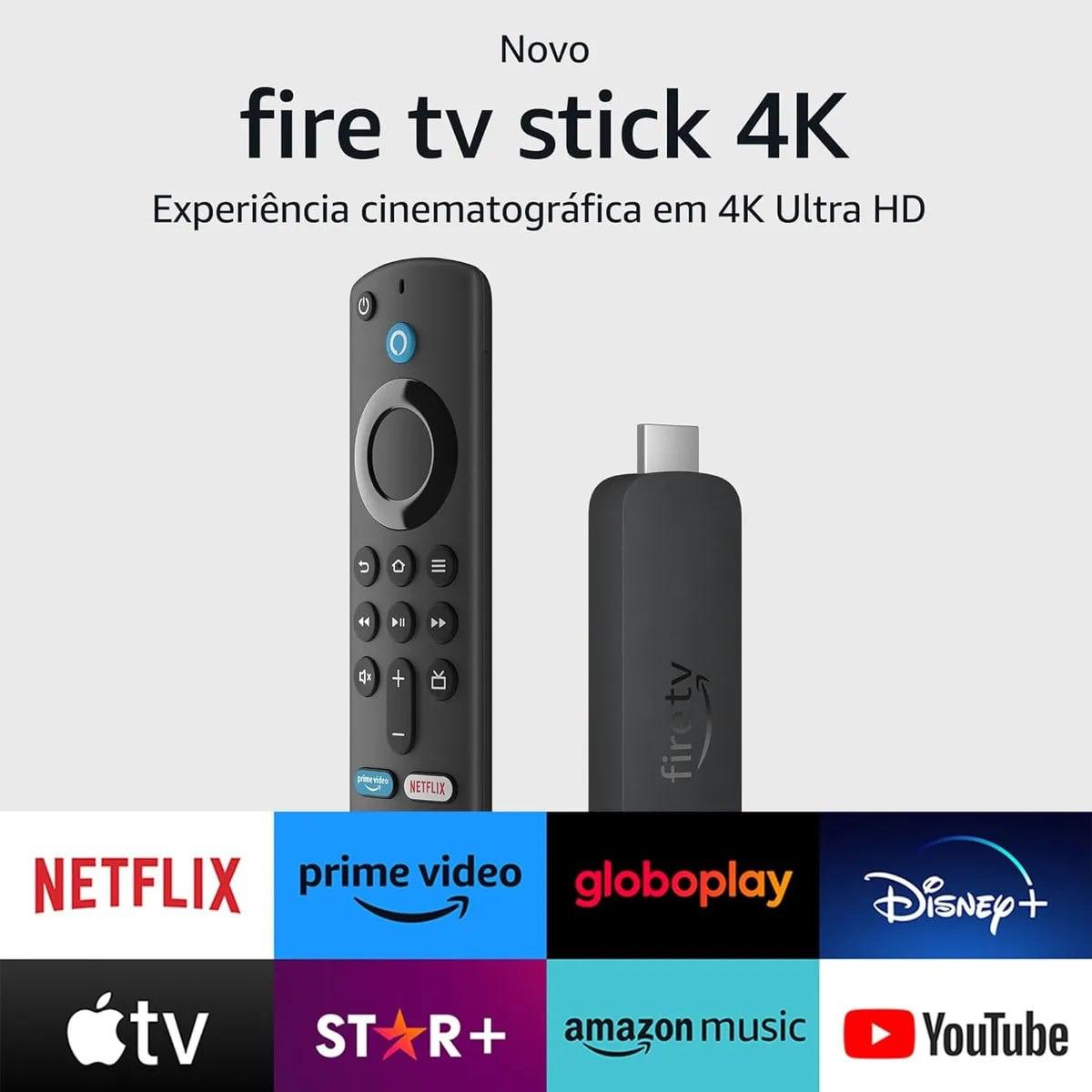 Fire TV Stick 4K WiFi 6 com Alexa