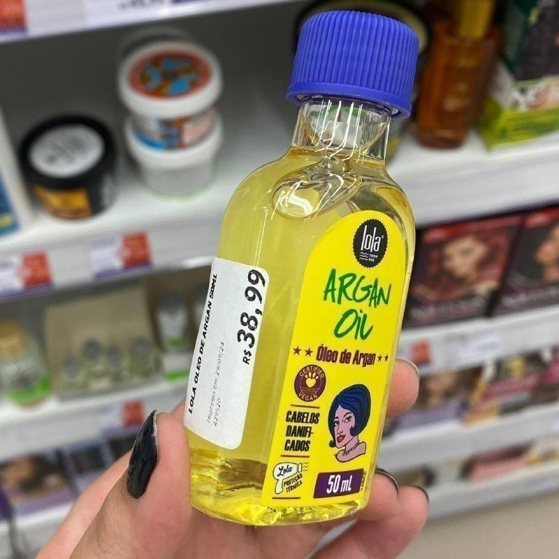 Óleo Reparador Lola Cosmetics Argan 50ml