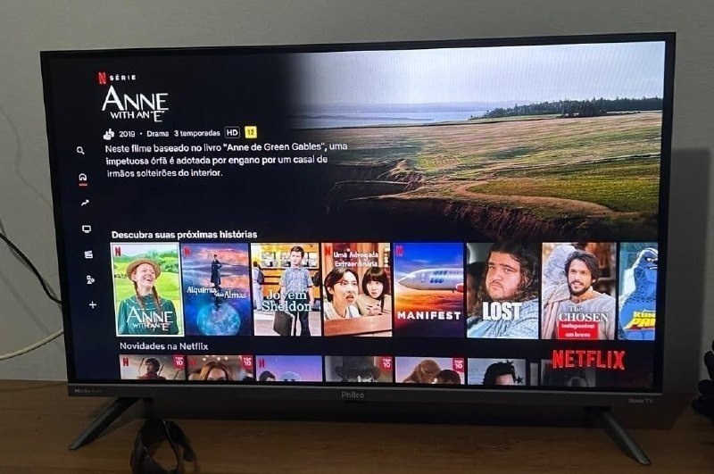 Smart TV 32" HD Philco P32CRB Roku TV HDR10