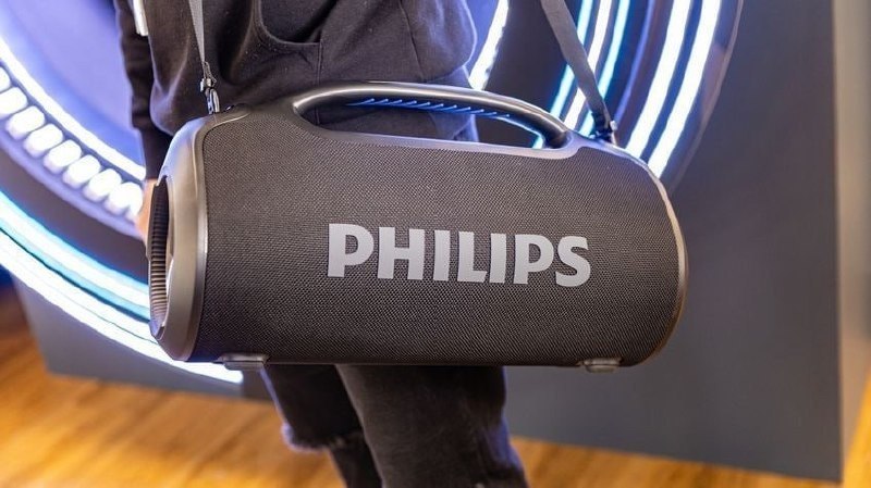 Caixa de Som Portátil Boombeat 200W Bluetooth Alça Removível Bivolt Philips