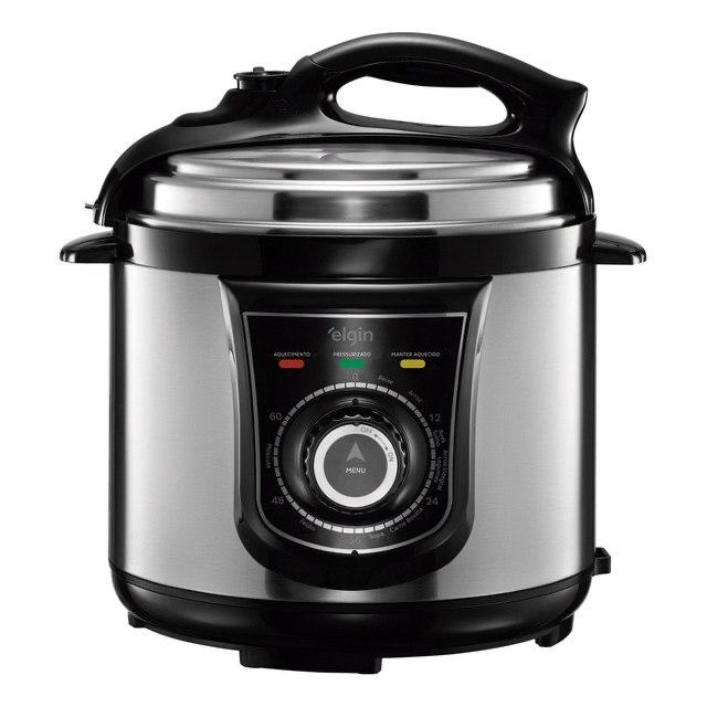 Panela Pressão Elétrica Elgin Aço Inox 4L 840W 110V