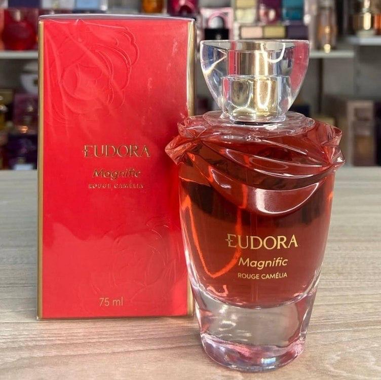 Desodorante Colônia Feminino Eudora Magnific Rouge Camélia 75ml