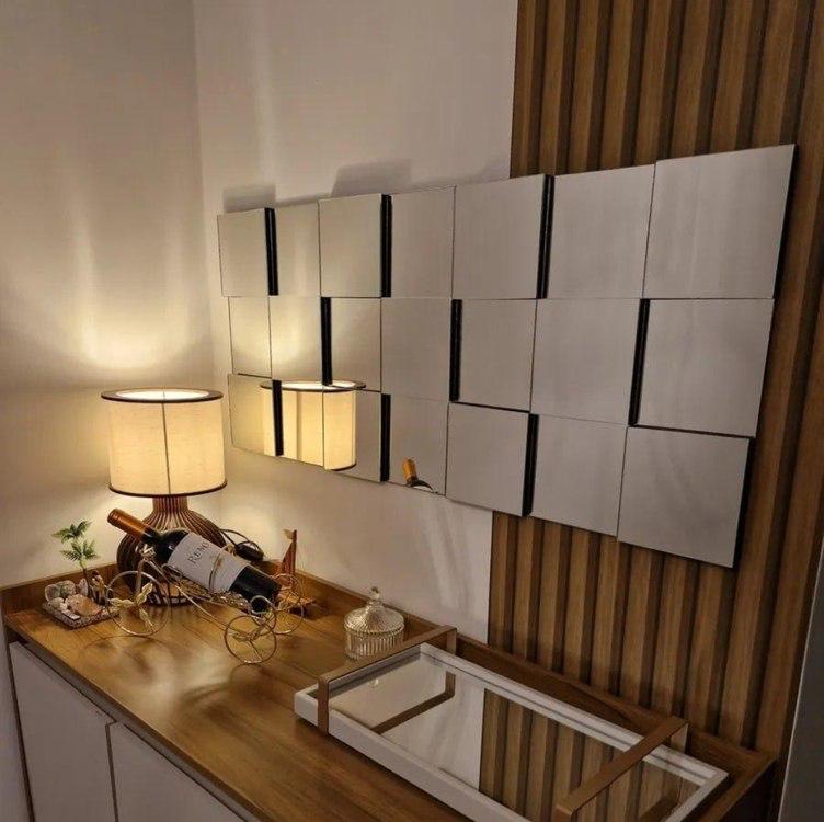 Espelhos Decorativos Vidro 3D Liverpool Corpo Inteiro