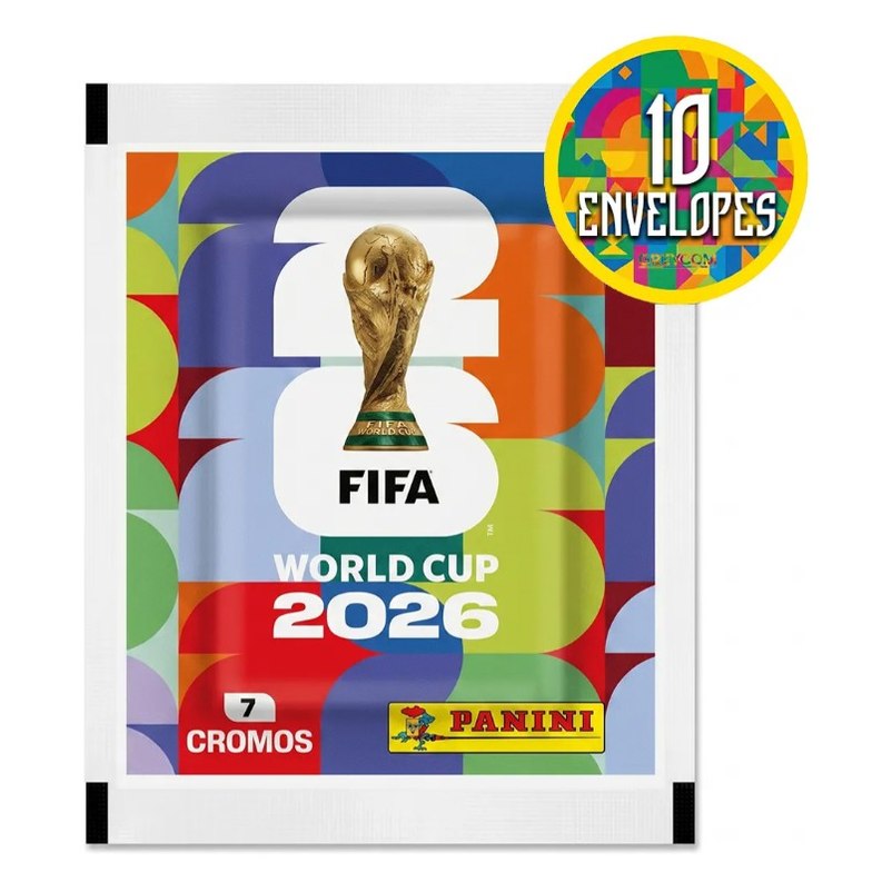 Kit 70 Figurinhas Álbum Copa do Mundo 2026