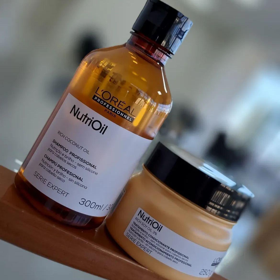 Kit L'Oréal Professionnel NutriOil Shampoo 300ml + Condicionador 250ml