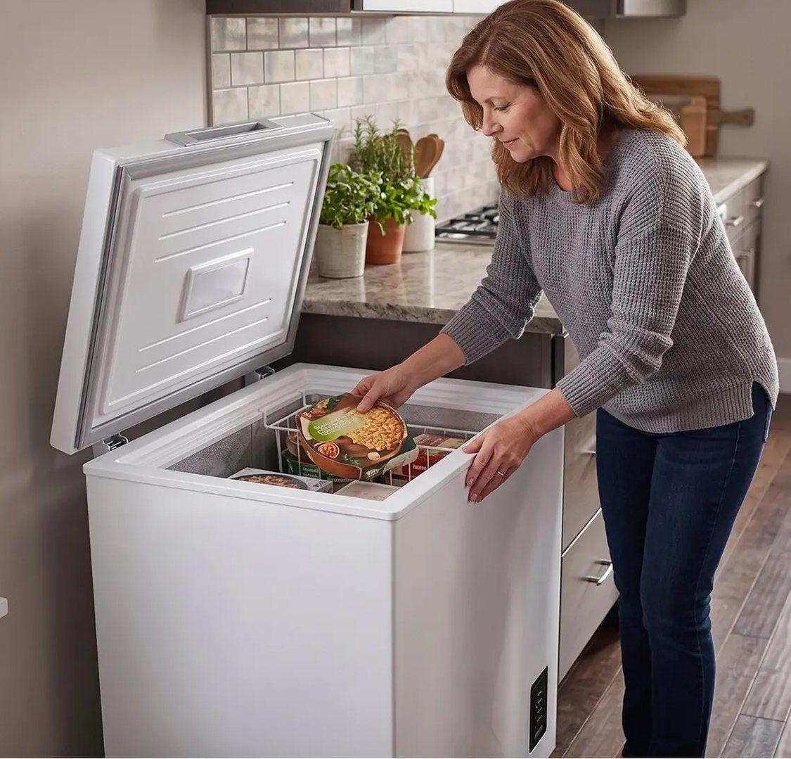 Freezer Horizontal Electrolux 95L Inverter Uma Porta Branco HB100 Bivolt