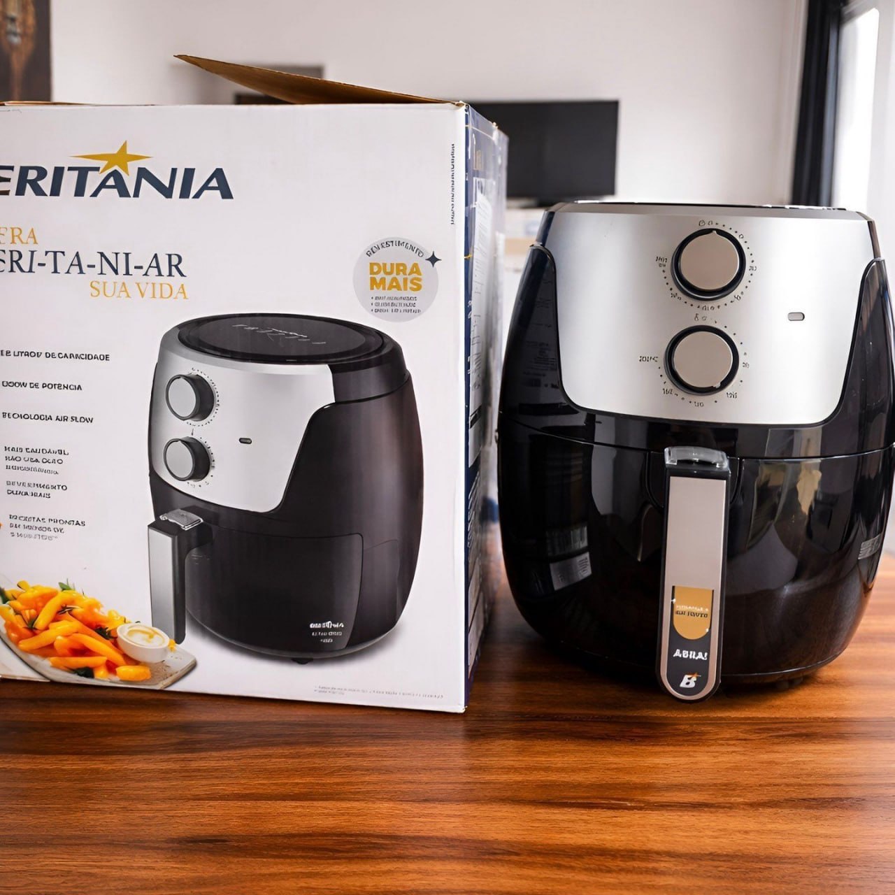 Fritadeira Elétrica Air Fryer Britânia 4,2L 1500W