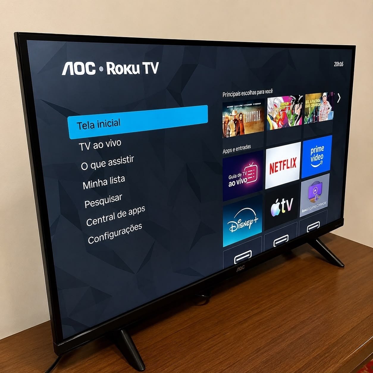 Smart TV AOC Roku 32" Wi-Fi