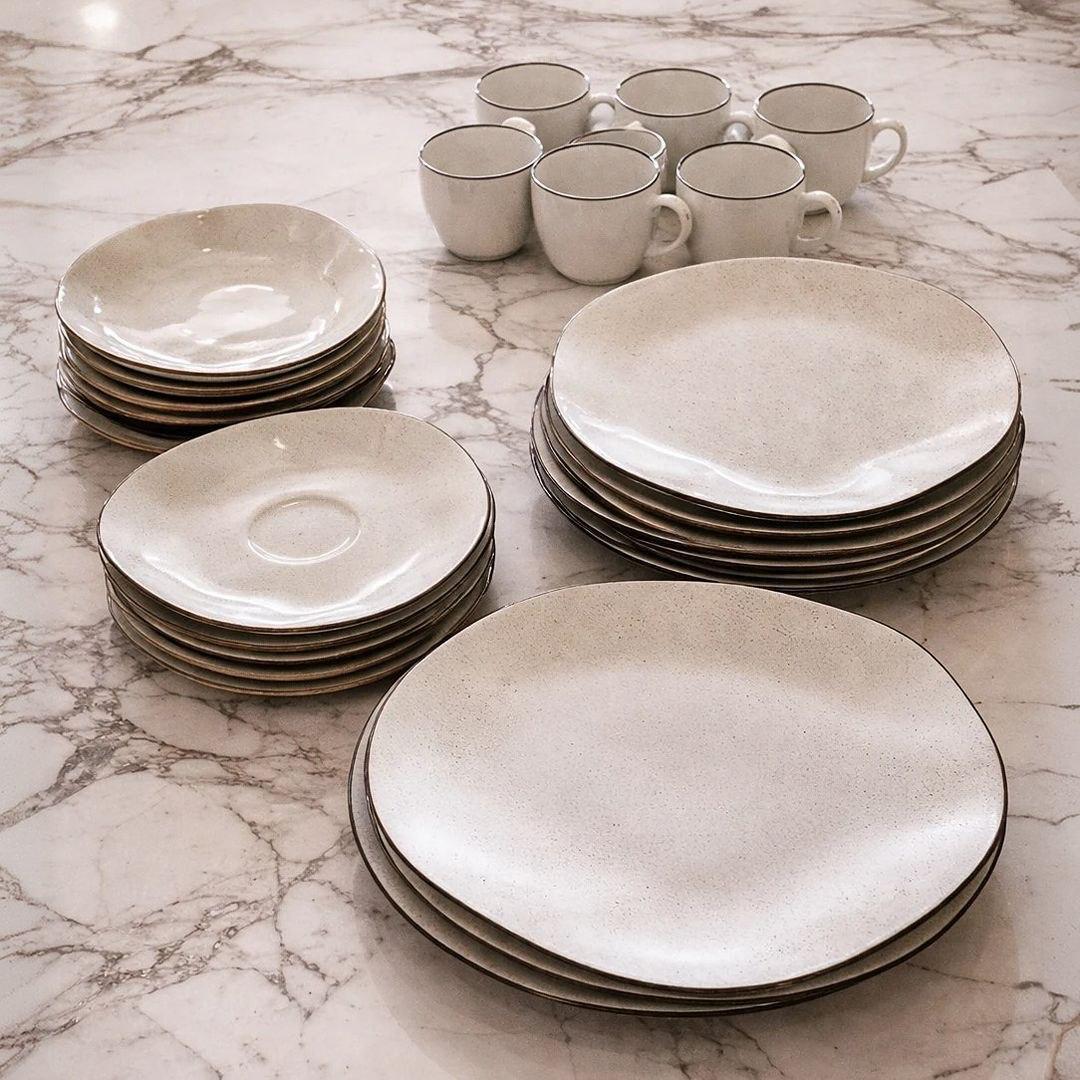 Aparelho de Jantar Ryo Maresia Oxford 30 Peças