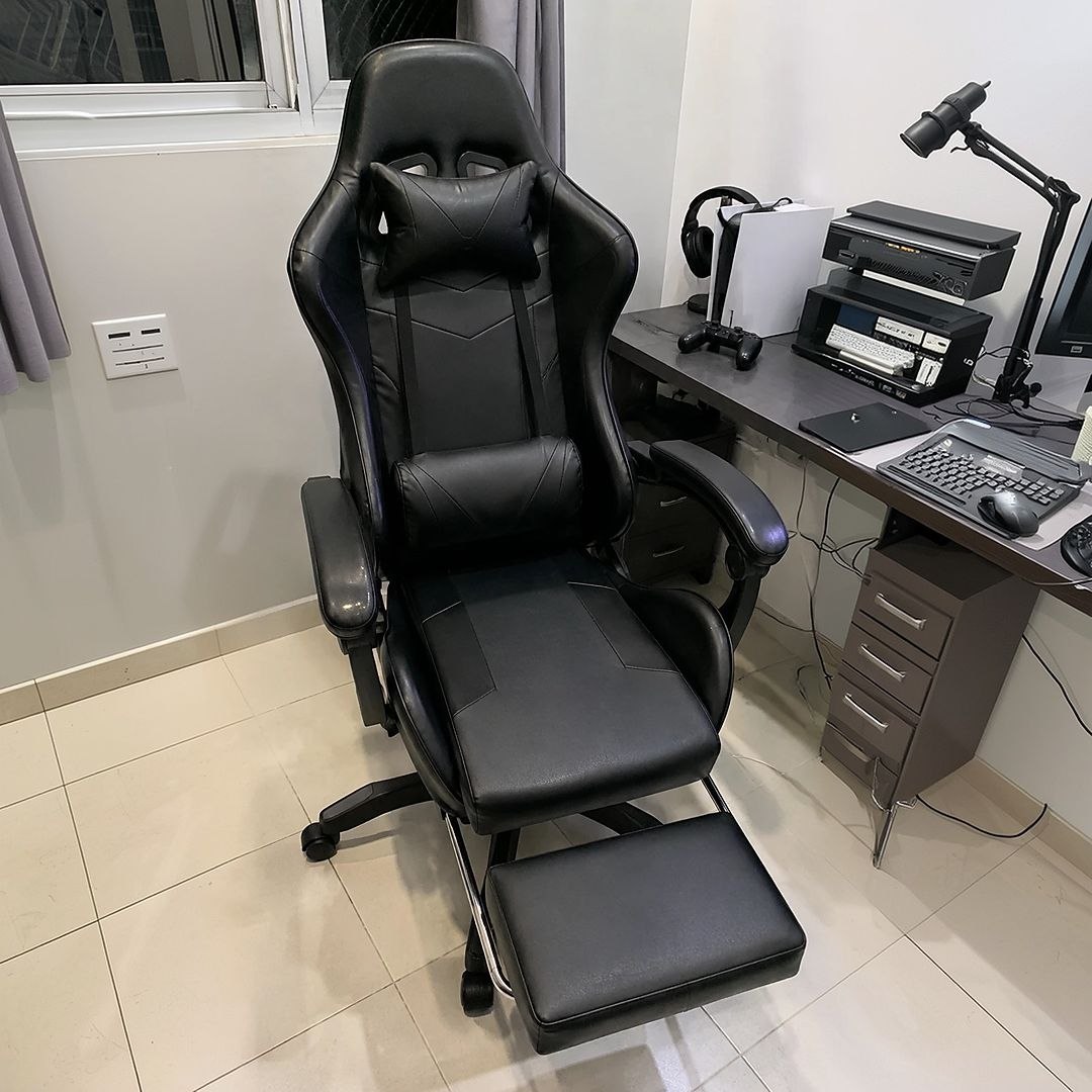 Cadeira Gamer Ergonômica Reclinável Led Tools com LED