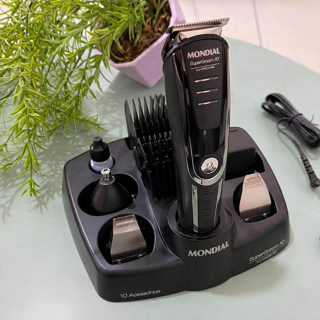 Aparador de Pelos Supergroom-10 Mondial Bivolt