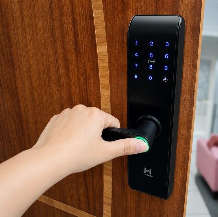 Fechadura Digital de Embutir com Biometria e Senha Homefy