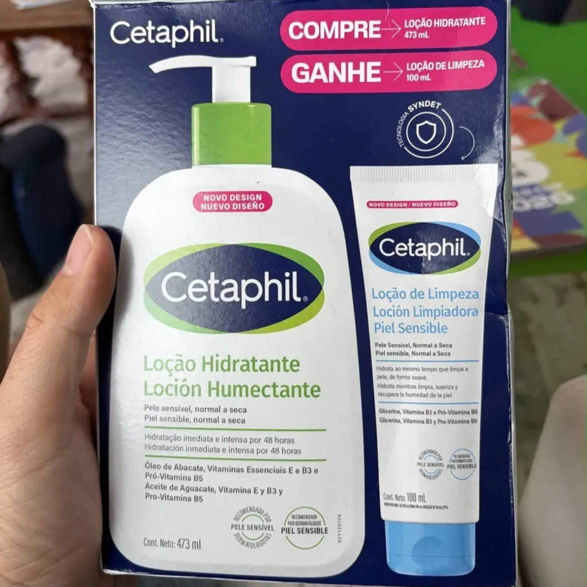 Kit Cetaphil Loção 473ml + Loção de Limpeza 100ml