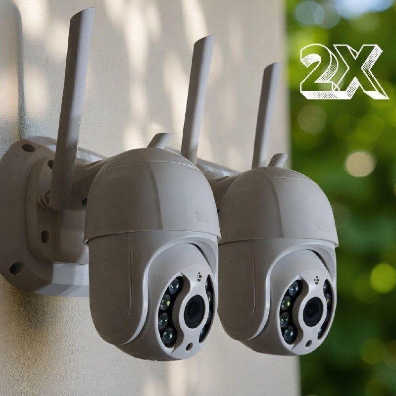 Kit 2 Câmera Segurança IP Wifi Interna Externa iCSee Infravermelho