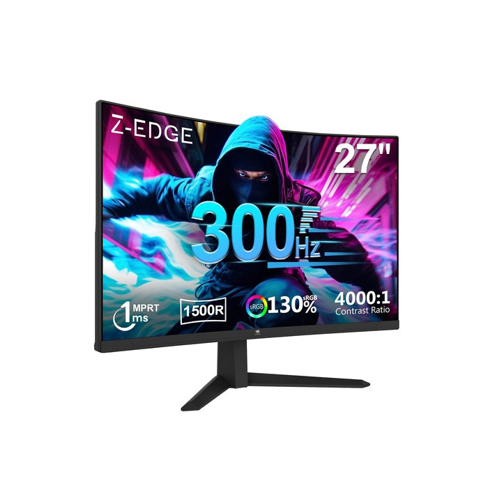 Monitor Gamer Curvo Z-Edge 27" FHD 1080p 300Hz 1ms