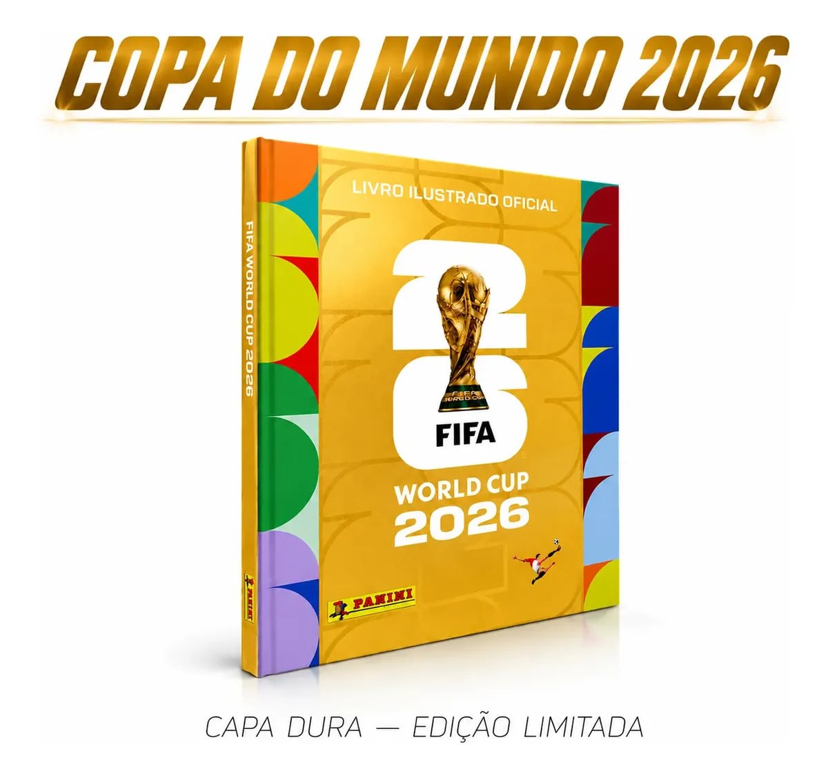 Álbum Capa Dura Ouro - Copa Do Mundo 2026