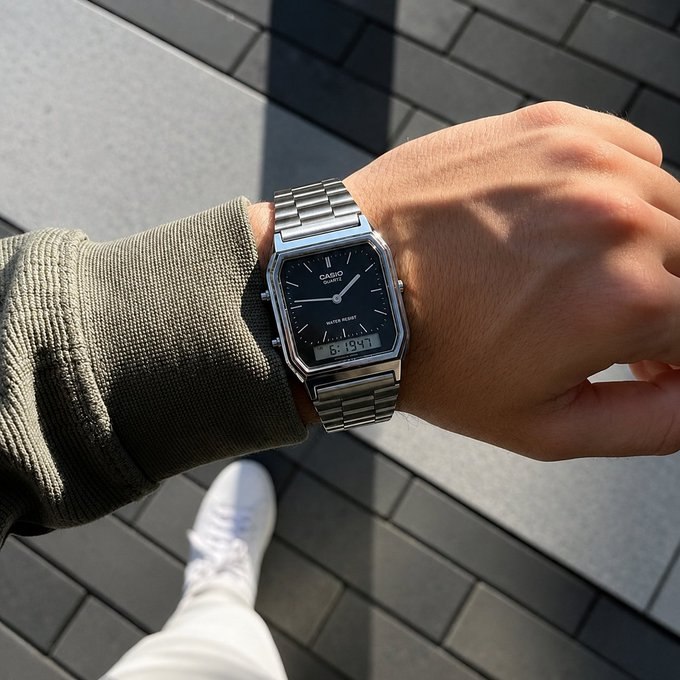 Relógio Casio Vintage Prata