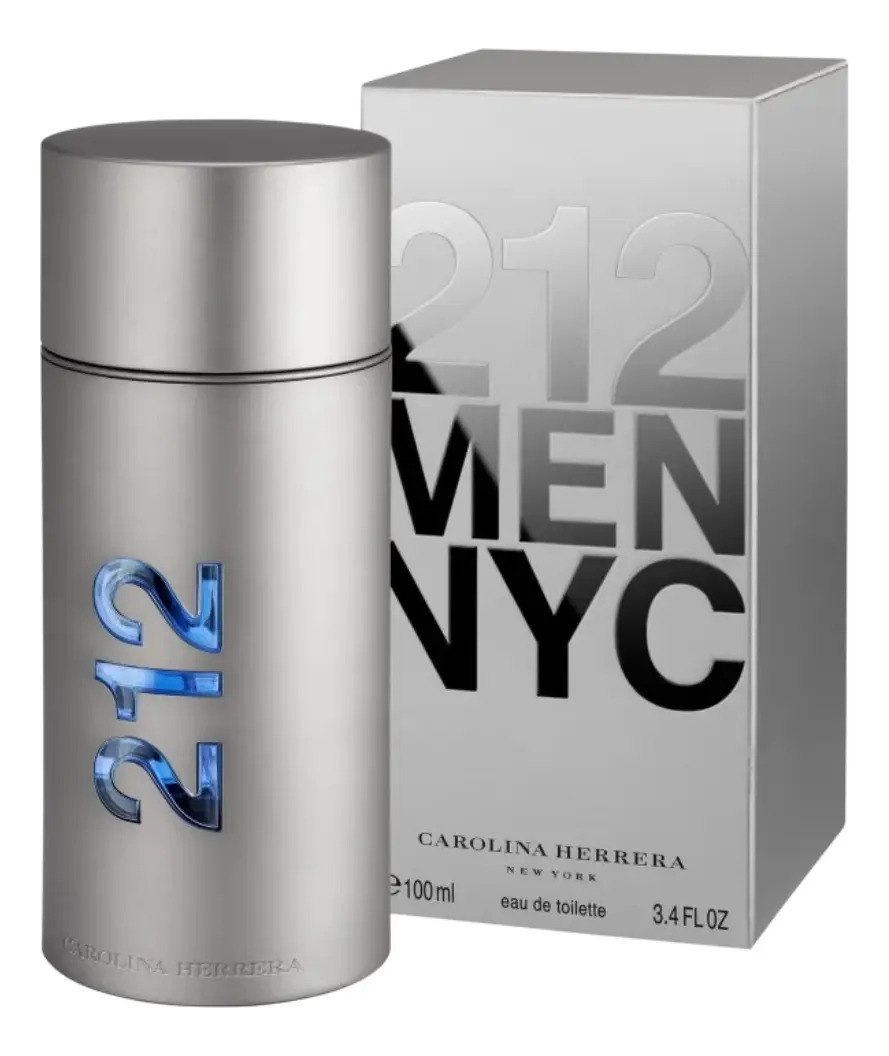 Perfume Masculino Carolina Herrera 212 Men NYC Eau de Toilette 100ml