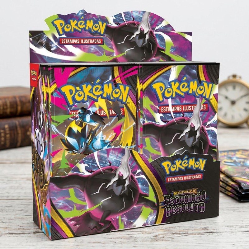 Box Display Pokémon ME05 Escuridão Absoluta