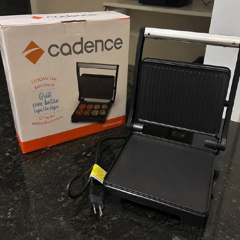Grill Elétrico Cadence Click 1200w 220v GRL200