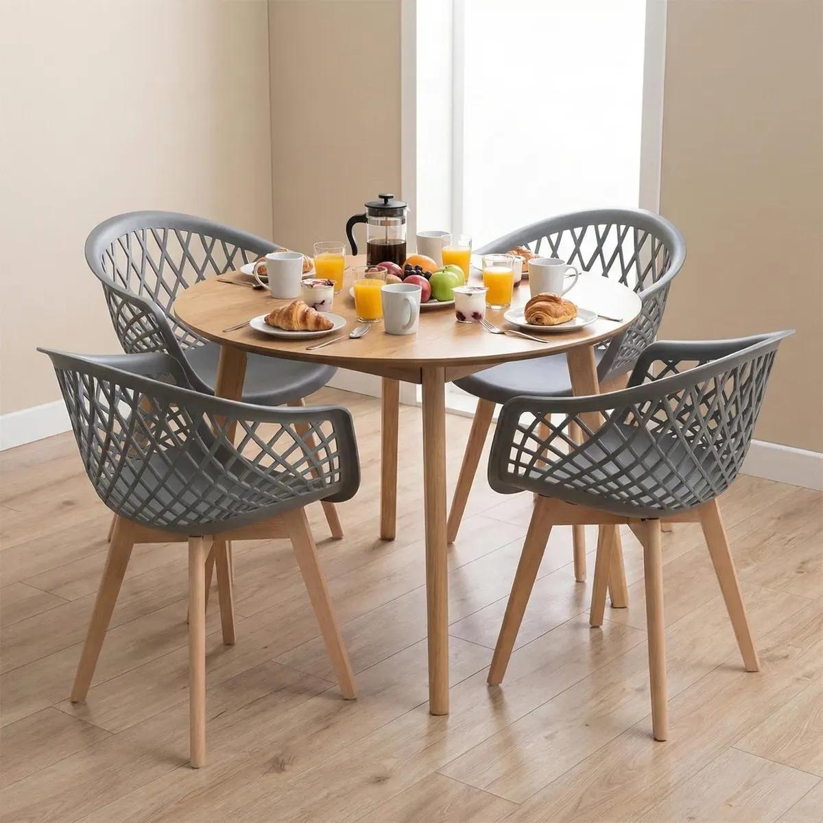 Conjunto 4 Cadeiras Web PP Wood