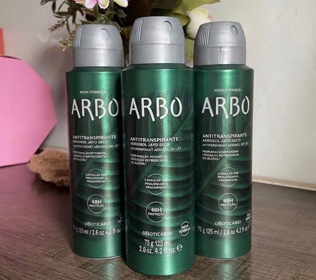 Kit 3 Desodorantes Antitranspirante Arbo 75g