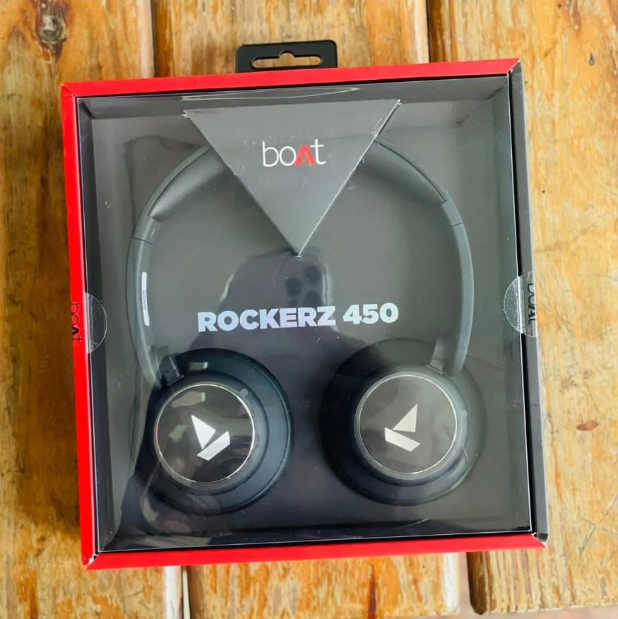 Fone de Ouvido Bluetooth boAt Rockerz 450 Preto