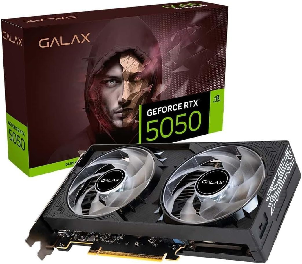 RTX 5050 8GB Black GF 1-Click OC TecLab Lite GALAX