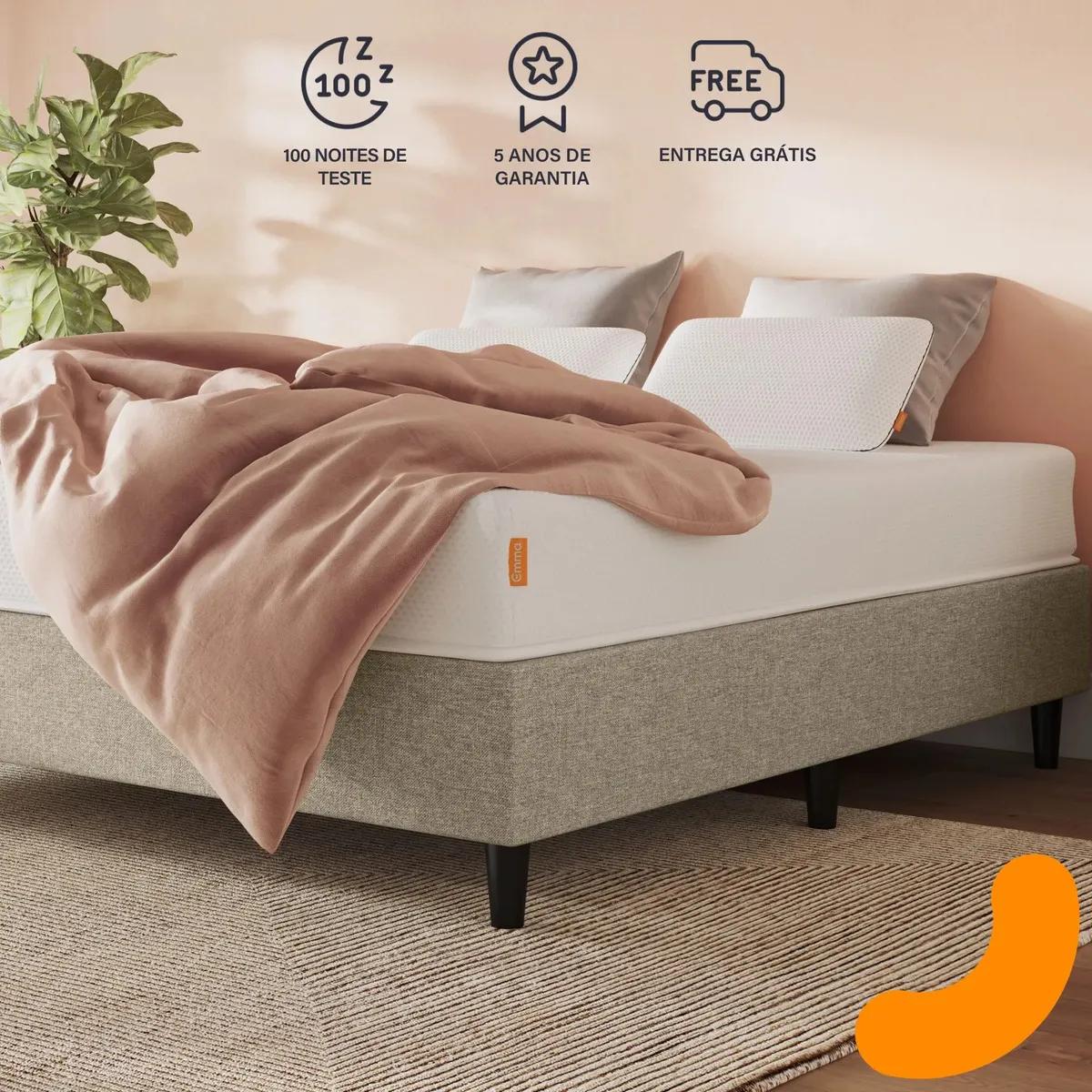 Colchão Queen Emma Basics 17cm - Espuma D28 - 158x198cm