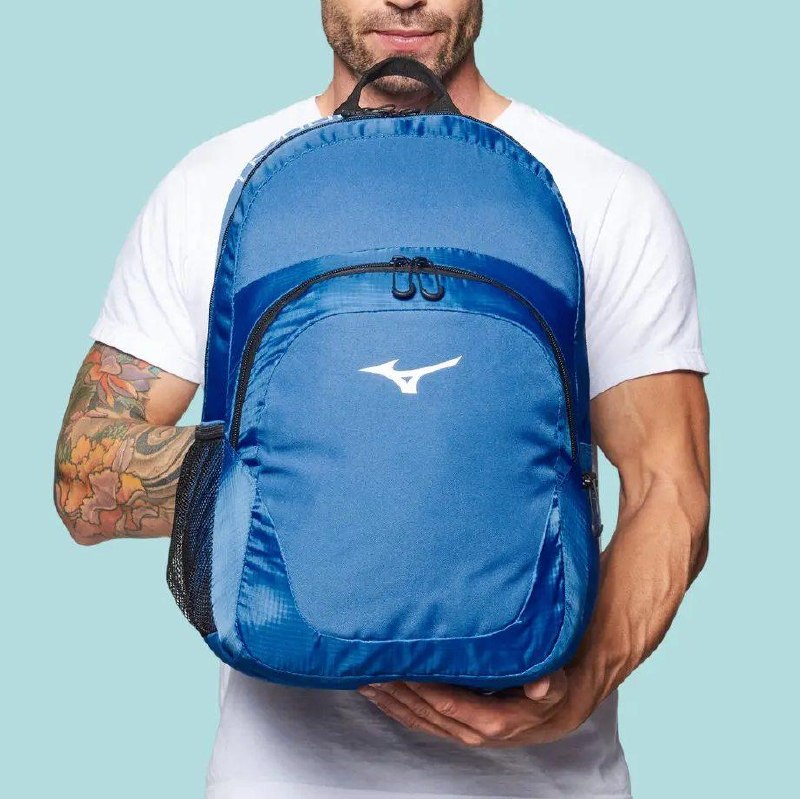 Mochila Unissex Mizuno Sky Sportstyle Azul 27L