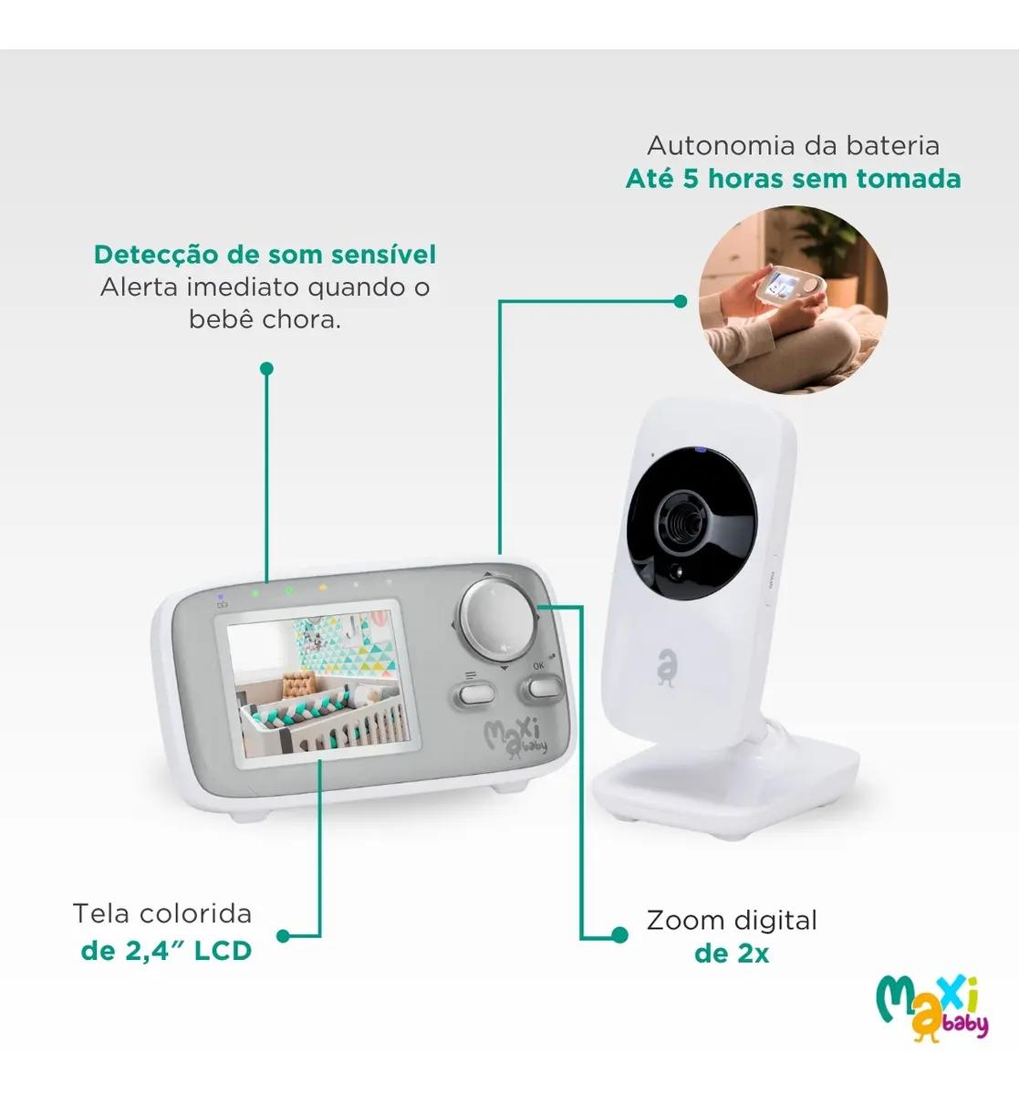 Babá Eletrônica Zoom Baby On Maxi - Monitor 2.4"