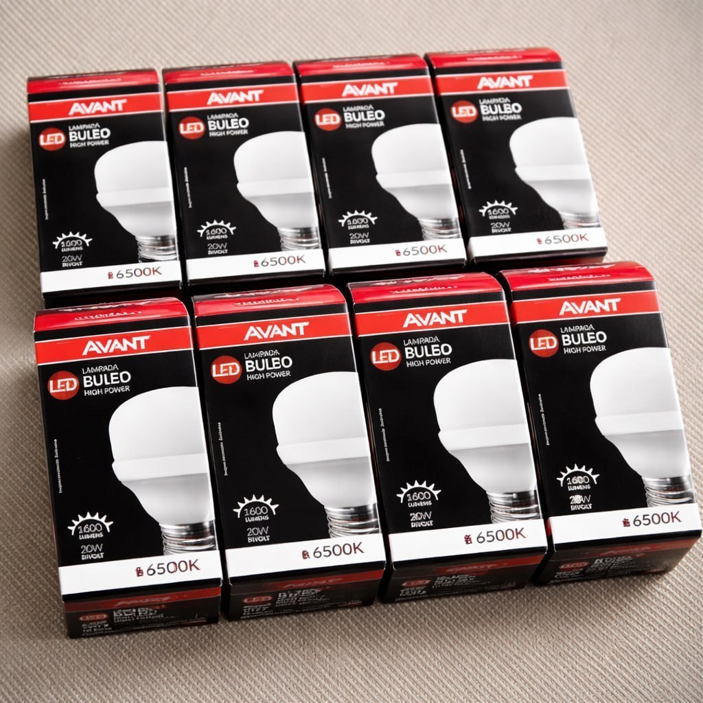 Kit 10 Lâmpadas LED 20W Bulbo 6500K Branco Frio