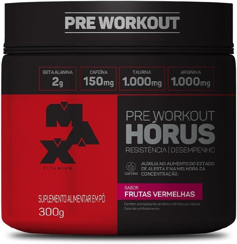 Max Titanium Horus 300g Frutas Vermelhas