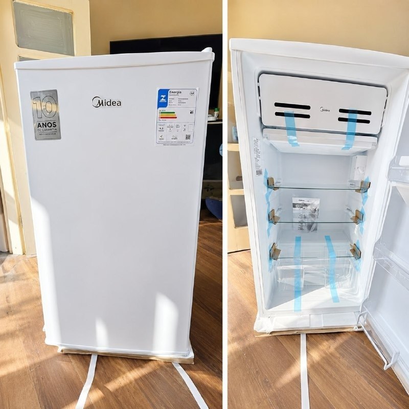 Frigobar 93 Litros Inverter Bivolt Branco Midea
