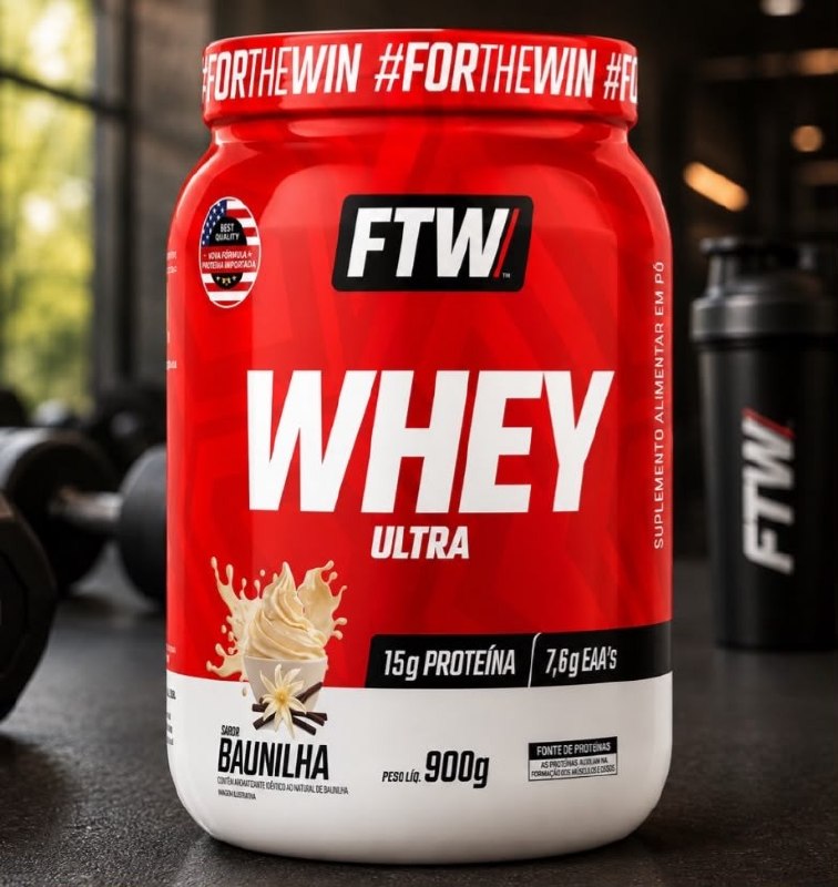 Whey Ultra Protein Concentrado 900g FTW - 5 Sabores
