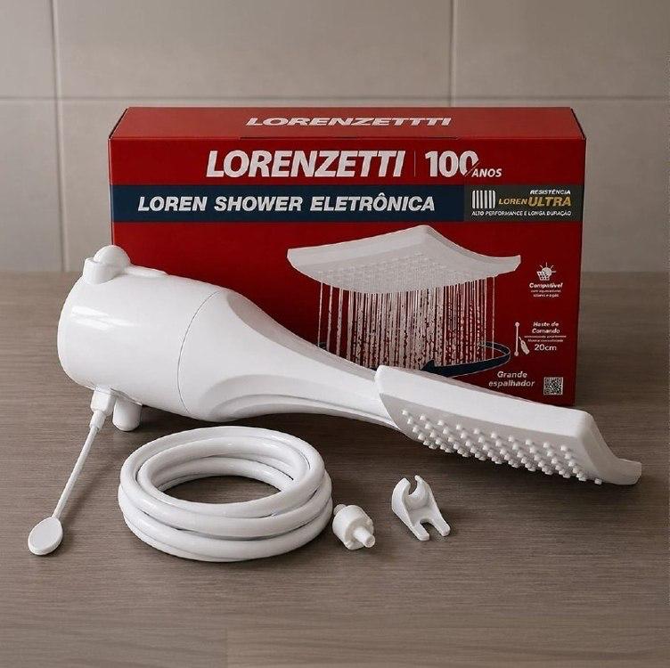 Chuveiro Lorenzetti Loren Shower Ultra Branco 7500W 110V