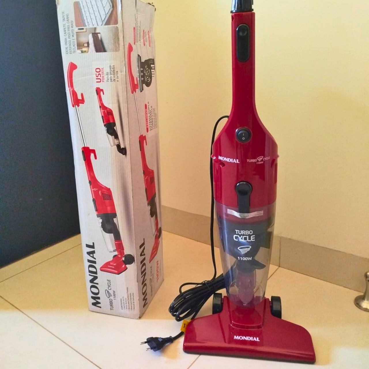 Aspirador de Pó Turbo Cycle 3 em 1 Mondial 1100W 220V