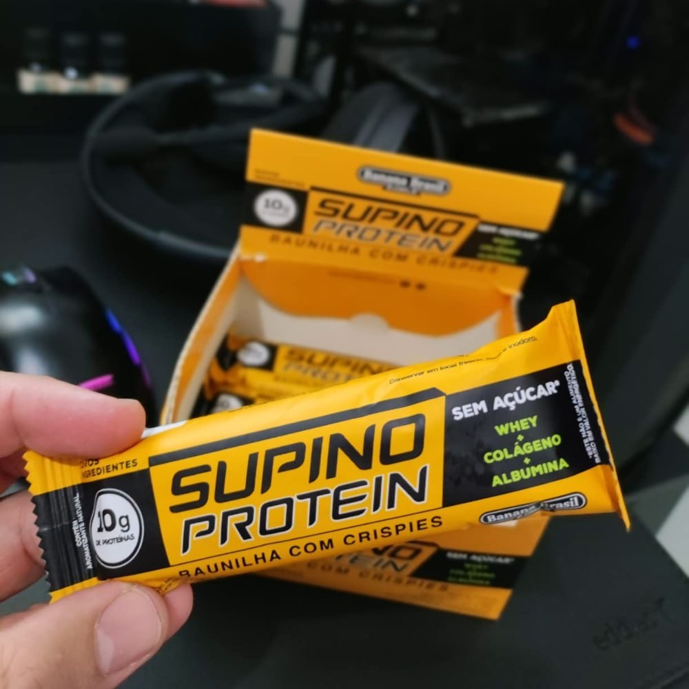 Barra de Proteína Banana Brasil Baunilha com Crispies 30g - 12un