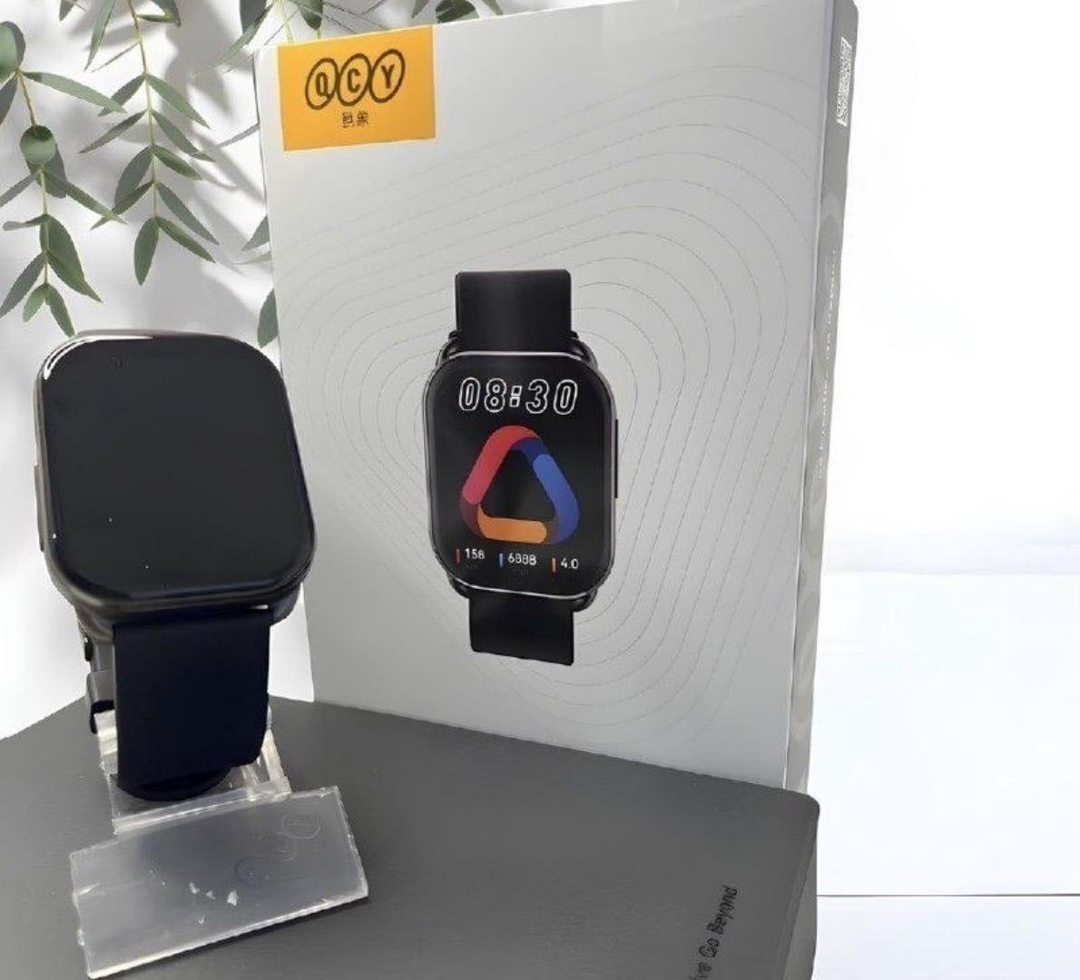 Relógio Smartwatch QCY Watch GS S6 Bluetooth IPX8 Preto
