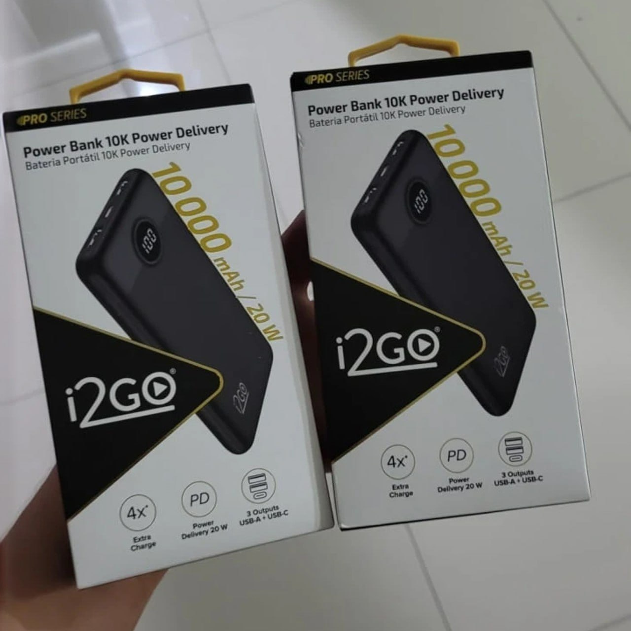 Carregador Portátil I2GO Ultra Rápido 10000mAh 20W