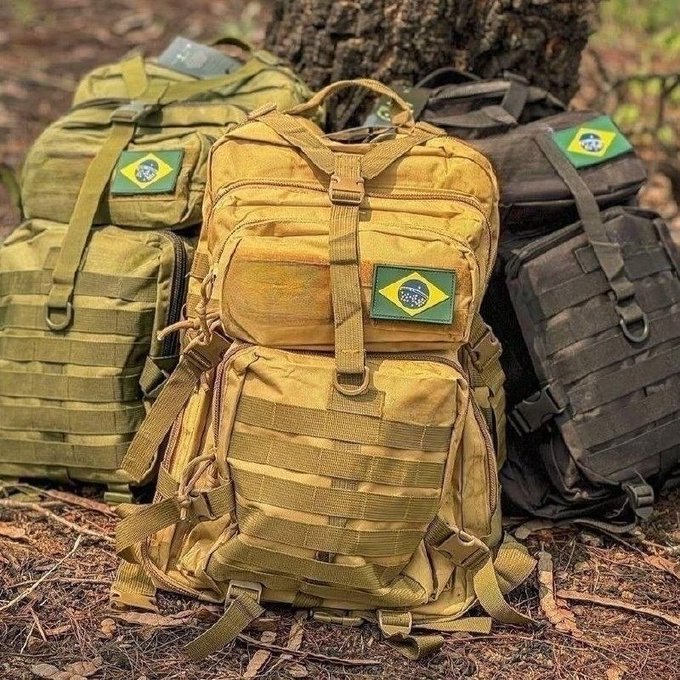 Mochila Tática Militar Grande 50L (5 cores)