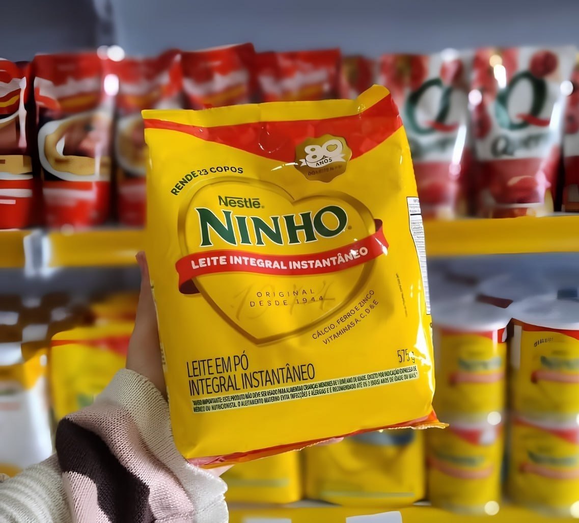 Leite em Pó Ninho Integral Instantâneo Sachê 575g