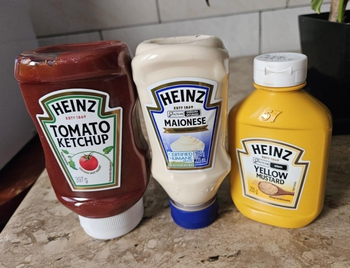 Heinz Pack Hamburguer Ketchup + Maionese + Mostarda