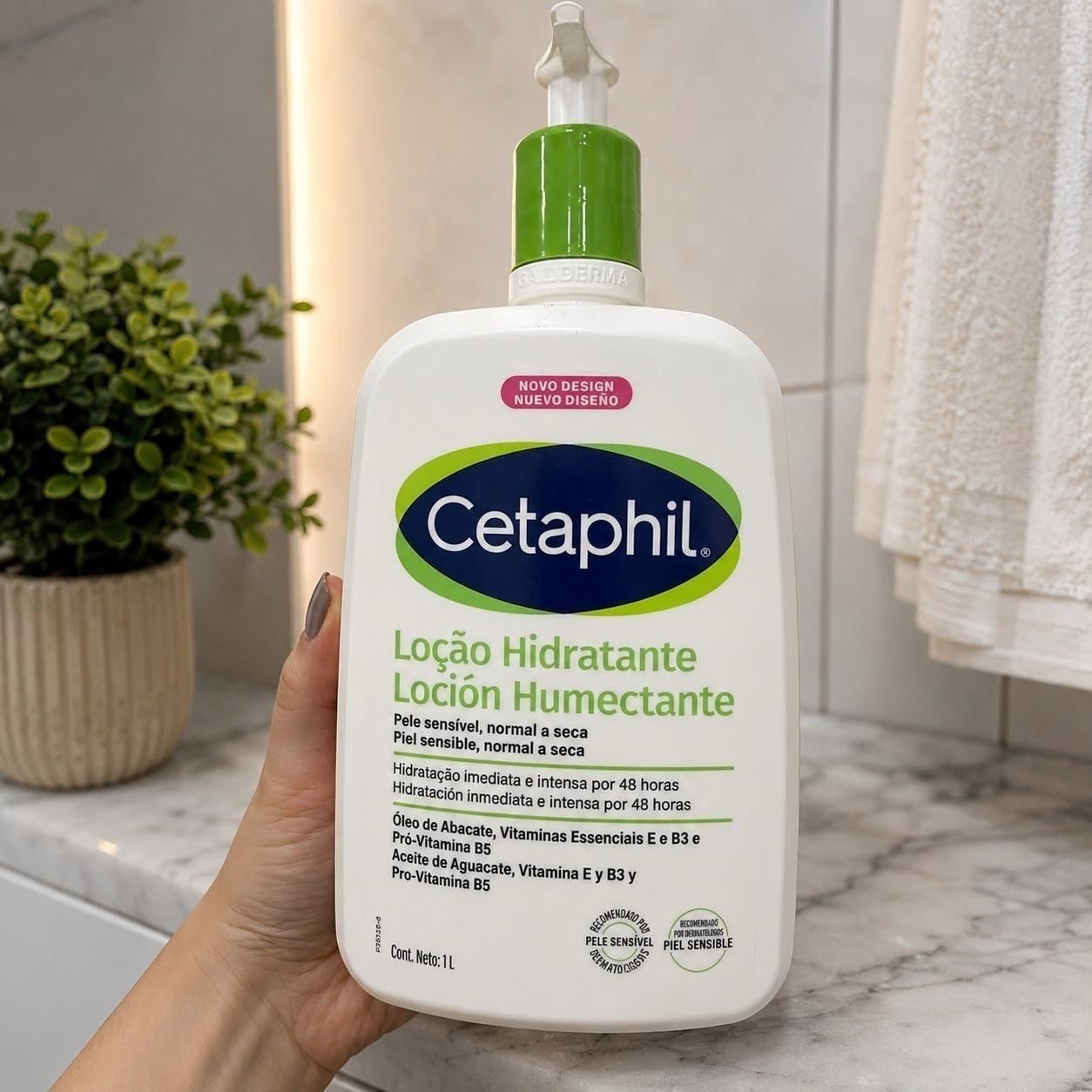 Loção Hidratante Cetaphil Para Pele Normal A Seca 1L