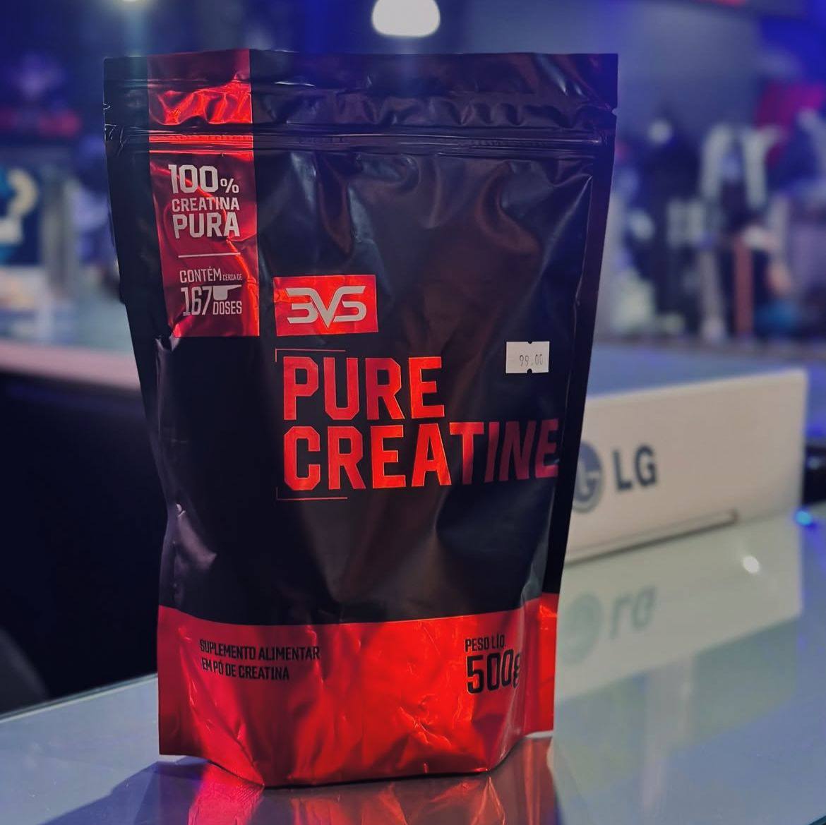 Creatina Monohidratada Refil 500g 100% Pura 3VS Nutrition