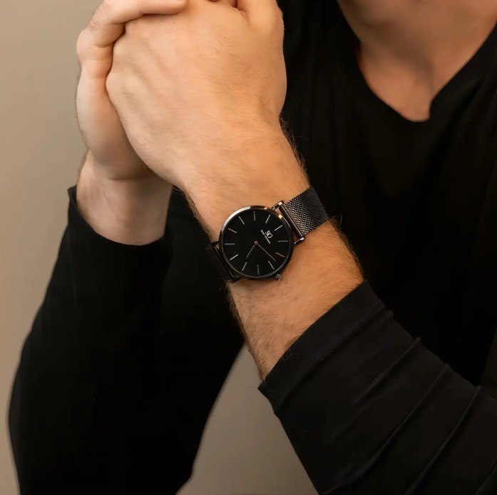 Relógio Preto Saint Germain Houston Full Black 40mm