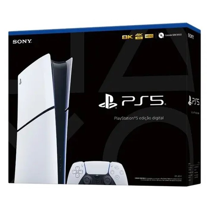 PlayStation 5 Slim Edição Digital 825GB Branco Sony